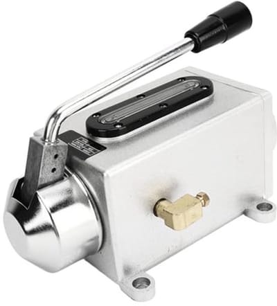 Lubricate Manual Oil Pump 500CC - Zware Handmatige CNC Smeerpomp - Dubbele 4mm Uitgang