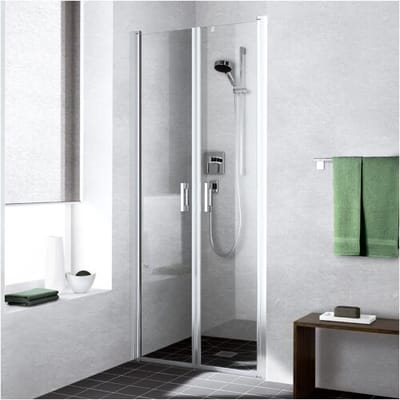 Kermi Liga double swing door 80 cm for shower tray LIPTD080201AK