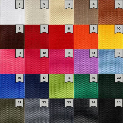 Webbing band - Draagtas band - Tassen maken - Hoge treksterkte - 4 meter - Groen beige
