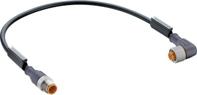 Belden 43776-1 Sensor/actuator connector, geassembleerd M12 Aantal polen: 4 Stekker, recht, Bus, haaks 2.00 m 1 stuk(s)