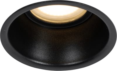 QAZQA dept - Moderne Inbouwspot - 12 stuks - Ø 8.8 cm - Zwart - Woonkamer | Slaapkamer | Keuken