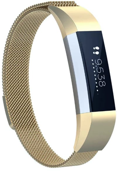 Go Go Gadget - Smartwatch Bandje - Geschikt voor FitBit Alta - Magneetsluiting - Maat S/M - Goud