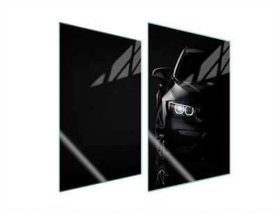TMK ArtDeko - Kookplaat Achterwand - Glas - 35x52 cm - Veilig en Multifunctioneel