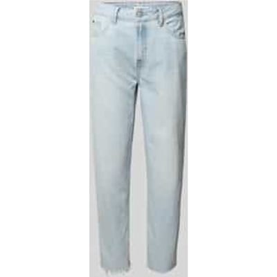 Tapered fit jeans van een mix van katoen en lyocell