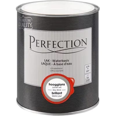 Perfection Buitenlak - Gebroken Wit Ral 9010 - Hoogglans - 750ml