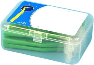 Interdentale borstel - Tandenstoker - Mondhygiëne - Flexibele kop - 20 stuks - Groen