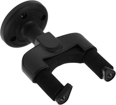 Gitaar Wandbevestiging - Instrumenten Hanger - Muziek Opslag - Veilig Bevestigingsontwerp - 14 x 9.5 x 2 cm - Zwart
