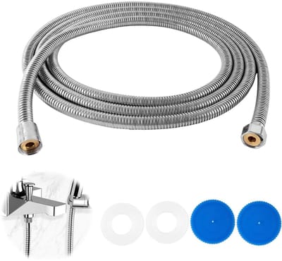 Unyqoos® Flexibele en roestvrijstalen doucheslang van 3 meter voor veelzijdig gebruik