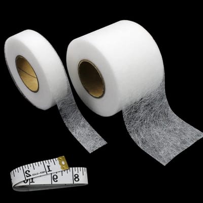 Kant-en-klare Strijkband voor Hemmen, 20mm x 30m en 60mm x 30m, Ideaal voor Jeans, Broeken en Gordijnen, Geen Naaien Nodig