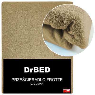 DrBED - Frotte Hoeslaken - 120x200 - Elastaan - Ademend