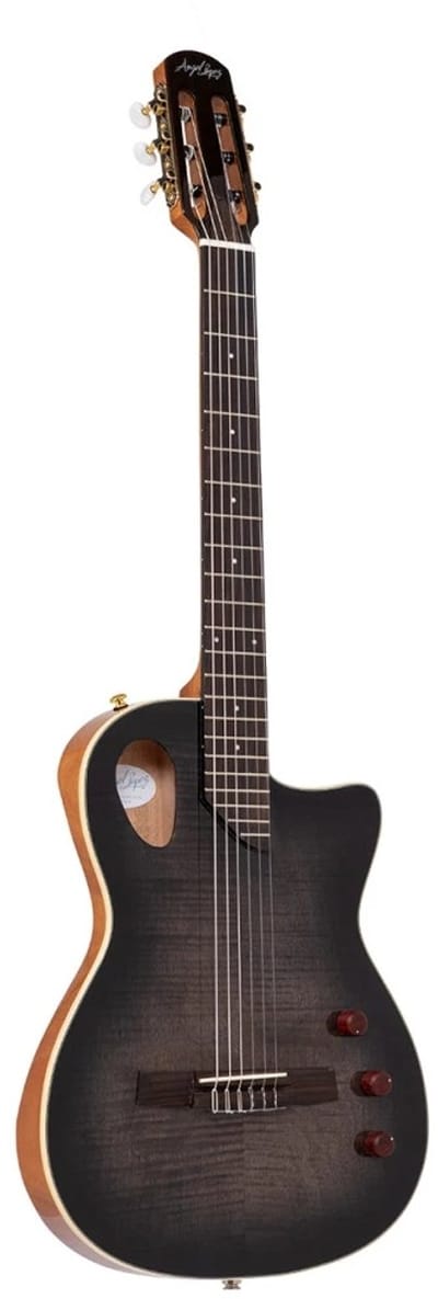 Angel Lopez Sherry CE Black elektrisch-akoestische klassieke gitaar
