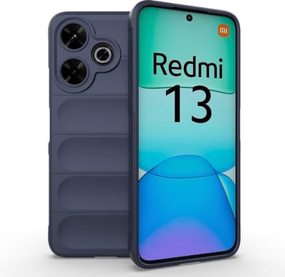 Coverup Hoesje - Geschikt voor Xiaomi Redmi 13 / Poco M6 4G Hoesje - Coverup Hands-On Rugged Back Cover - Donkerblauw