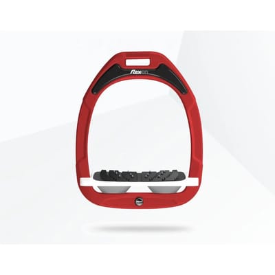Ultra Grip Zadelbeugels Hellend Bordeaux/Grijs/Wit Flex-On Green Composite