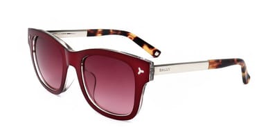 Bally BY2074 Burgundy 51/21/140 WOMAN Zonnebrillen