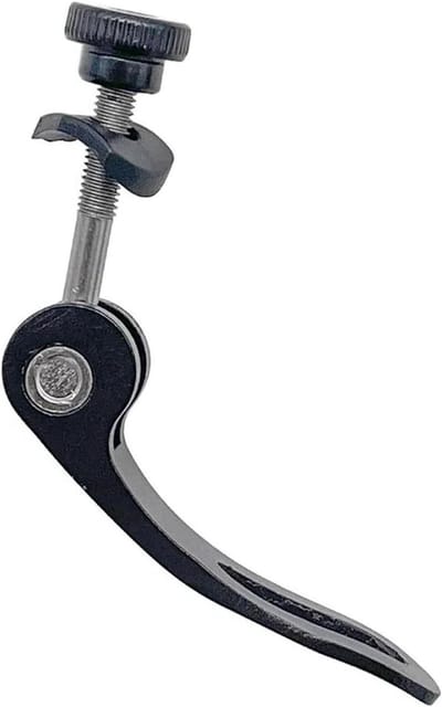 Zadelpen Klem - Fiets Accessoire - Zadelhoogte Aanpassen - Snelsluiting Ontwerp - M5x45mm - Zwart