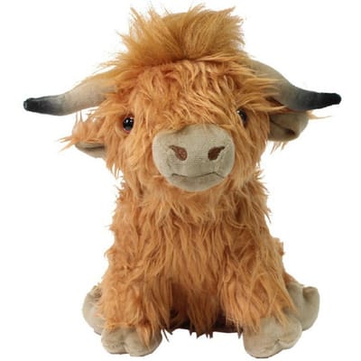 Schattige Schotse Hooglander Pluche Speelgoed Zacht Knuffeldier Pop Lang Haar Simulatie Koe voor Kinderen Cadeau Huisdecoratie 25cm