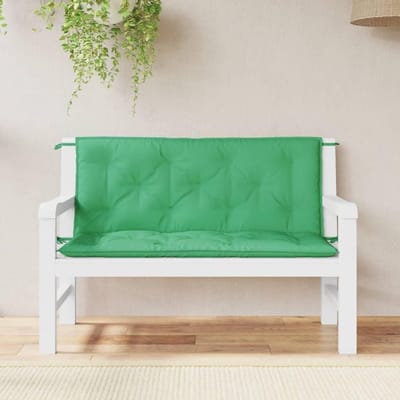 Tuinbankkussens - Stoelkussens Bankkussens - Buiten Zitten - Waterafstotend Oxford-stof - 120 x 50 x 7 cm - Groen