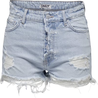 ONLY - ONLBILLIE HW DESTROY DNM SHORTS AZG - Dames - Bermuda shorts