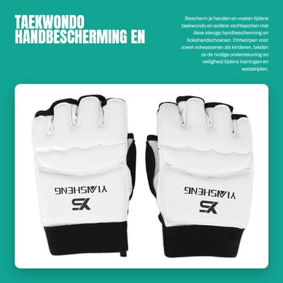 Dailygoods- Handbescherming Gloednieuw - Bokshandschoenen - Voetbescherming - Taekwondo Sparring - Vechtsport - Hoogwaardig Materiaal - Sporthandschoenen