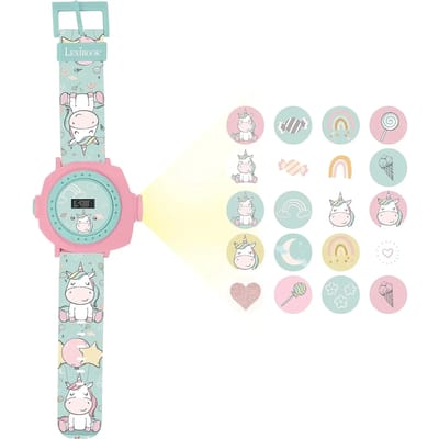 Digitaal horloge met projectie van 20 beelden Lexibook Design Licorne