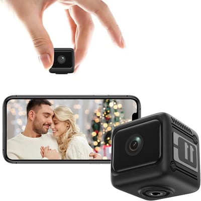 Beveiligingscamera Binnen - HD WiFi Camera - Huis Dieren Baby - 170 Graden Groothoek - 1080P Resolutie - Zwart