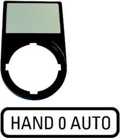 Eaton 216493 Extra plaatje op de knop (b x h) 30 mm x 50 mm Zwart 1 stuk(s)