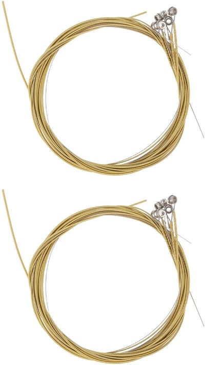 Dailygoods- Akoestische Gitaar Snaren 80/20 Brons Gewikkeld Staal - Set van 2 - Snaren 13-56 - Compatibel met Martin MA150 - Heldere Akoestische Toon - Eenvoudig te Vervangen - Gitaarsnaren