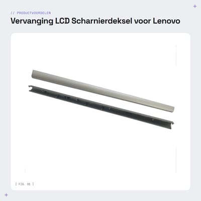 Dailygoods - Vervanging LCD Scharnierdeksel voor Lenovo ThinkBook 15 G2 ITL en G3 Modellen