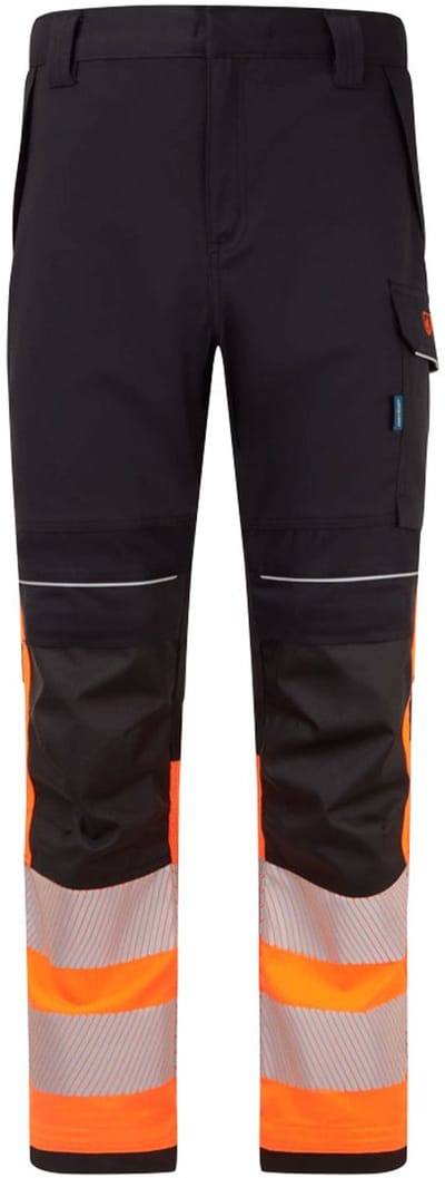 Portwest PW3 Modaflame Hi-Vis Klasse 1 FR Werkbroek FR451 - Oranje/Zwart - 28