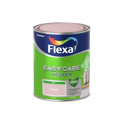 Flexa Easycare Muurverf Keuken Mat - Oudroze - 1 liter