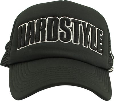 HARDSTYLE Trucker Pet Cap Zwart Wit - Zomer Pet - Festival Pet