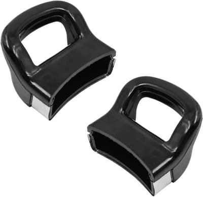 Jhubersproducts - Drukpan Handgrepen - Aluminium - Ergonomisch en Hittebestendig - Zwart - Vervangingshandgrepen - Geschikt voor 3 liter - Multifuncti