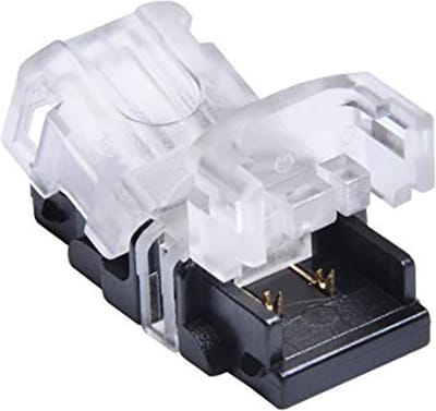 Waterproof Ledstrip naar kabel Connector 10mm - 2-aderig