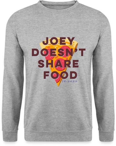 Friends Joey Deelt Geen Eten Sweater Heren