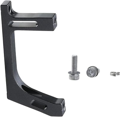 Schijfremadapter Racefiets - Montagebeugel Rotor - Fietsen Verbeteren - Aluminiumlegering Constructie - 140/160mm Rotor - Zwart