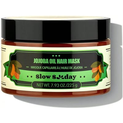 SlowSunday Jojoba Haarmasker, Diep Voedend, Gladmakend, Conditionerend en Voedend Haar, Geschikt voor Alle Haartypen, 50g