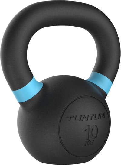 Tunturi Platinum Cast Iron Kettlebell - 10kg - Incl. gratis fitness app