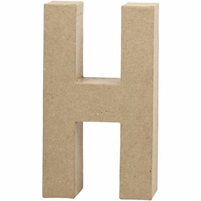 Creativ Company Letter Papier-mache - H