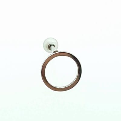 Aramat Jewels | Piercings | Chirurgisch Stalen Helixpiercing Rond - 10mm | | | |10mm | Staal | Volwassenen | Verkleurd niet