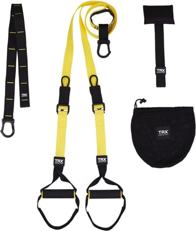 Trx Suspensietrainer Burn Nylon/foam Zwart/geel 4-delig