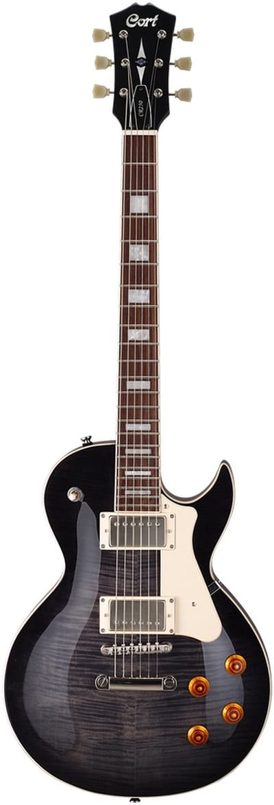 Cort CR250 TBK2 Single Cut Elektrische Gitaar Black
