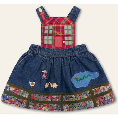 Oilily Dahouse Jurk- maat110/5yr Patriot Blauw