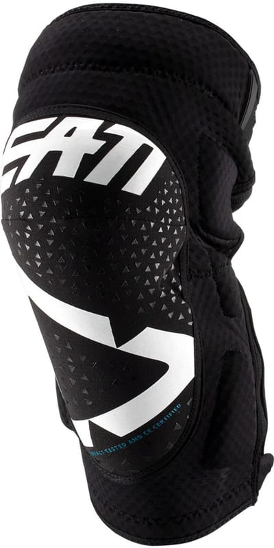 Leatt 3DF 5.0 Zip Witte Motocross Kniebeschermers -