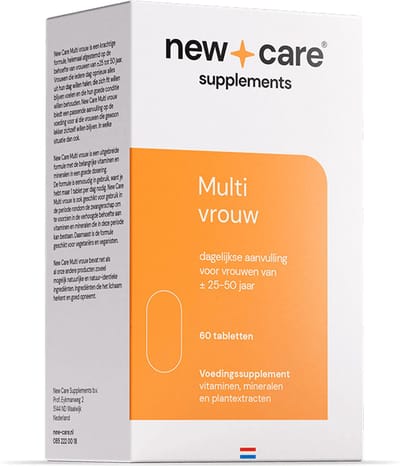New Care Multivitamine vrouw - dagelijkse aanvulling - 60 capsules - vegan