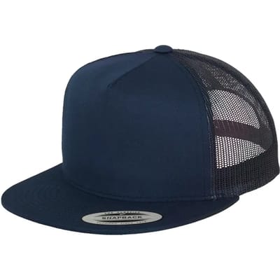 Flexfit - Classic Trucker navy one size Trucker pet - Blauw