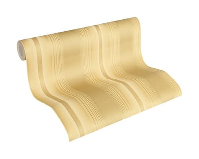 KLASSIEK STREPEN BEHANG - Goud Creme Metallic - AS Creation Hermitage 10