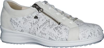 Finn Confort Bexley wijdte K Kleur: WORDS/NUBUK BIANCO (Beige/Wit) Maat: 3,5 (36,5)