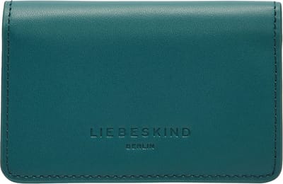 LIEBESKIND BERLIN Leren Portemonnee Paper Bag Carter Cardie Wallet Petrol