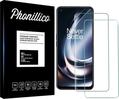 Screenprotector voor OnePlus Nord CE 2 Lite 5G - 2 stuks Beschermglas van glas Transparante glazen schermbeschermfolie