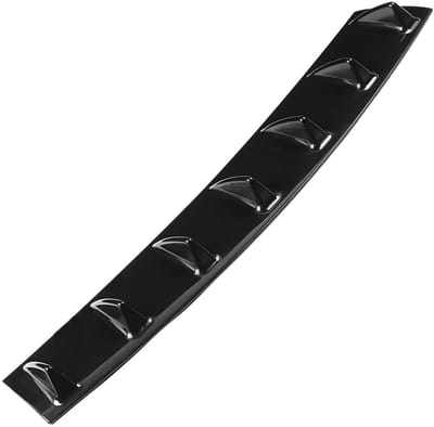 Dailygoods- Achterbumper Diffuser - Universele Haaienvin Spoiler - Slijtvast ABS - Eenvoudige Installatie - Verbeterde Aerodynamica - Weerbestendig